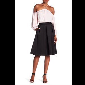 Catherine Malandrino black Pleated Skirt